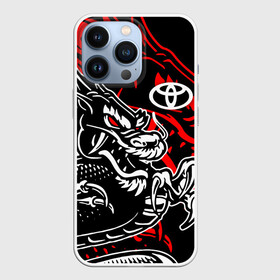 Чехол для iPhone 13 Pro с принтом TOYOTA DRAGON   ТОЙОТА ДРАКОН в Санкт-Петербурге,  |  | camry | corolla | dragon | race | sport | toyota | авто | автомобиль | дракон | камри | корола | спорт | тойота