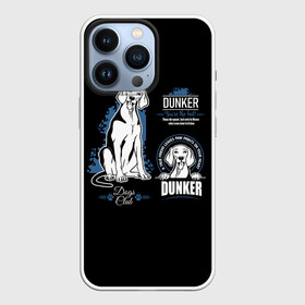 Чехол для iPhone 13 Pro с принтом Дункер (Dunker) в Санкт-Петербурге,  |  | animal | dog | dunker dog | hound dog | norwegian hound | год собаки | гончая собака | друг человека | дункер | животное | зверь | кинолог | норвежская гончая | пёс | порода собак | собака | собака дункер | собаковод | щенок