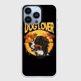 Чехол для iPhone 13 Pro с принтом Любитель Собак (Dog Lover) в Санкт-Петербурге,  |  | anim | bernese mountain dog | bernese sheepdog | dog | бернская овчарка | бернский зенненхунд | год собаки | друг человека | животное | зверь | кинолог | овчарка | пастушья собака | пёс | порода собак