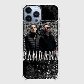 Чехол для iPhone 13 Pro Max с принтом BANDANA 1 в Санкт-Петербурге,  |  | Тематика изображения на принте: bandana | bbt | big baby tape | kizaru | rap | trap | бандана | ббт | биг бейби тейп | кизару | реп | треп