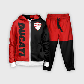 Детский костюм 3D с принтом DUCATI BLACK RED BACKGROUND в Санкт-Петербурге,  |  | ducati | italy | moto | motocycle | racing | sport | дукати | италия | мото | мотоспорт | мотоцикл | рейсинг | спорт