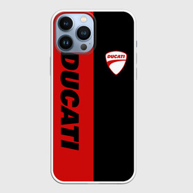 Чехол для iPhone 13 Pro Max с принтом DUCATI BLACK RED BACKGROUND в Санкт-Петербурге,  |  | Тематика изображения на принте: ducati | italy | moto | motocycle | racing | sport | дукати | италия | мото | мотоспорт | мотоцикл | рейсинг | спорт