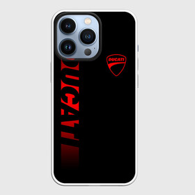 Чехол для iPhone 13 Pro с принтом DUCATI BLACK RED LINE в Санкт-Петербурге,  |  | ducati | italy | moto | motocycle | racing | sport | дукати | италия | мото | мотоспорт | мотоцикл | рейсинг | спорт