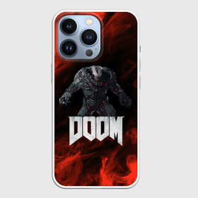 Чехол для iPhone 13 Pro с принтом 3D BARON | DOOM FIRE в Санкт-Петербурге,  |  | 3d baron | 3д барон | baron | demons | devil | doom | doom eternal | doom slayer | hell | ад | борон | демон | демоны | дум