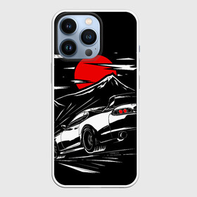 Чехол для iPhone 13 Pro с принтом Тойота супра mark 4 при красной луне Toyota supra в Санкт-Петербурге,  |  | a80 | ae86 | camry | car | fast furious | jdm | mark 4 | toyota | а80 | камри | марк | машина | супра | тоёта | форсаж