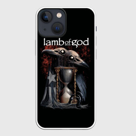 Чехол для iPhone 13 mini с принтом Время уходит LOG в Санкт-Петербурге,  |  | alternative | lamb of god | log | metall | music | rock | альтернатива | ламб оф гад | ламб оф год | металл | музыка | рок