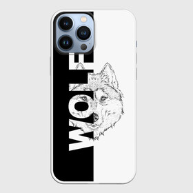 Чехол для iPhone 13 Pro Max с принтом WOLF (Волк) в Санкт-Петербурге,  |  | gray wolf | predator | the beast | volkolak | wolf | wolfhound | волк | волкодав | волколак | волчара | вурдалак | зверь | зов волка | морской волк | оборотень | оскал | рисунок волка | санитар леса | серый волк | хищник