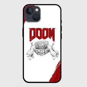 Чехол для iPhone 13 с принтом Владычица пауков | Doom в Санкт-Петербурге,  |  | doom | doom eternal | doom slayer | monster | владычица пауков | дум | кибер монстер | кибермонстер | монстер