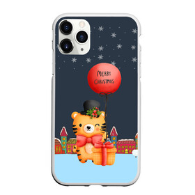 Чехол для iPhone 11 Pro матовый с принтом Новогодний тигренок с красным шариком в Санкт-Петербурге, Силикон |  | Тематика изображения на принте: 2022 | год тигра | новый год | новый год 2022 | символ года | тигр | тигренок | тигрица | тигры