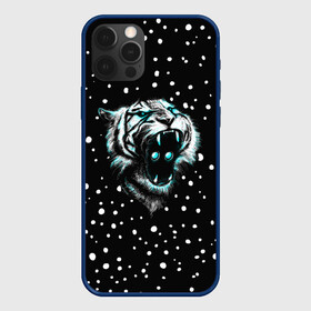 Чехол для iPhone 12 Pro Max с принтом Личина Тигра в Санкт-Петербурге, Силикон |  | blue | christmas | eyes | face | glow | mask | muzzle | new | snow | symbol | tiger | winter | year | глаза | год | года | зима | лицо | личина | маска | нового | новый | рождество | свечение | символ | синее | снег | тигр | тигра