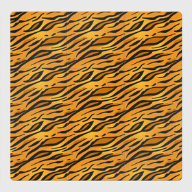 Магнитный плакат 3Х3 с принтом Тигровый Окрас (Tiger) в Санкт-Петербурге, Полимерный материал с магнитным слоем | 9 деталей размером 9*9 см | animal | beast | cat | predator | tiger | амурский тигр | белый тигр | год тигра | животное | зверь | кот | полосатая кошка | саблезубый тигр | тигр | хищник | царь джунглей | шерхан
