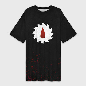 Платье-футболка 3D с принтом Расчленители (цвет ордена) в Санкт-Петербурге,  |  | astartes | blood | flesh tearers | gabriel seth | space marine | waha | warhammer | астартес | вархаммер | ваха | габриэль сет | кровь