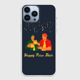 Чехол для iPhone 13 Pro Max с принтом happy new beer 2022 в Санкт-Петербурге,  |  | Тематика изображения на принте: 2 | 2022 | 22 | beer | friends | fun | happy | holiday | human | new | people | rain | serpentine | year | веселье | год | дождик | дождь | друзья | люди | новый | праздник | серпантин | человек