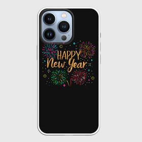 Чехол для iPhone 13 Pro с принтом Fireworks Explosinons. Happy New Year в Санкт-Петербурге,  |  | 2022 | 22 | claps | explosion | fireworks | happy | new | paint | rain | salute | snow | year | взрыв | год | дождик | краски | новый | салюта | снег | фейерверк | хлопки