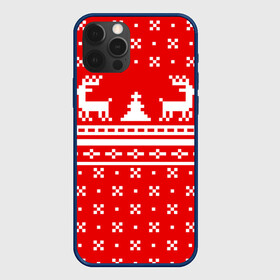 Чехол для iPhone 12 Pro Max с принтом СВИТЕР С НОВОГОДНИМИ ОЛЕНЯМИ в Санкт-Петербурге, Силикон |  | 2020 | 2021 | christmas | merry | леденец | нг | новогодний | новый год | олени | рождество | свитер | узоры