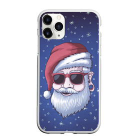 Чехол для iPhone 11 Pro матовый с принтом САНТА ХИПСТЕР | SANTA HIPSTER в Санкт-Петербурге, Силикон |  | 2022 | bad | christmas | cold | dab | dub | hipster | klaus | merry | new | santa | snow | winter | year | год | даб | зима | клаус | мороз | новый | рождество | санта | снег | тигр | тигра | хипстер | холод