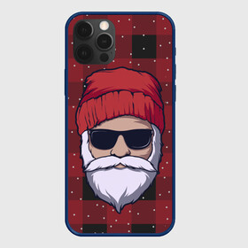 Чехол для iPhone 12 Pro Max с принтом SANTA HIPSTER | САНТА ХИПСТЕР в Санкт-Петербурге, Силикон |  | 2022 | bad | christmas | cold | dab | dub | hipster | klaus | merry | new | santa | snow | winter | year | год | даб | зима | клаус | мороз | новый | рождество | санта | снег | хипстер | холод