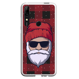 Чехол для Honor P Smart Z с принтом SANTA HIPSTER | САНТА ХИПСТЕР в Санкт-Петербурге, Силикон | Область печати: задняя сторона чехла, без боковых панелей | 2022 | bad | christmas | cold | dab | dub | hipster | klaus | merry | new | santa | snow | winter | year | год | даб | зима | клаус | мороз | новый | рождество | санта | снег | хипстер | холод