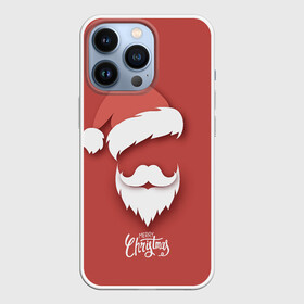 Чехол для iPhone 13 Pro с принтом Merry Christmas | Счастливого Рождества в Санкт-Петербурге,  |  | Тематика изображения на принте: 2022 | christmas | cold | klaus | merry | new | santa | winter | year | борода | год | дед | зима | клаус | мороз | новый | рождество | санта | тигра | холод