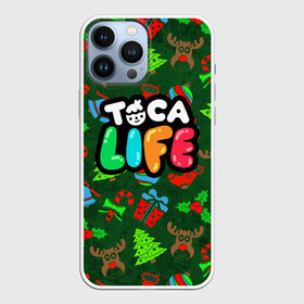 Чехол для iPhone 13 Pro Max с принтом Toca Boca | New Year в Санкт-Петербурге,  |  | christmas | digital toys | gamer | games | helicopter taxi | new year | pets | toca boca | toca hair salon | toca kitchen | toca life | toca life city | toca life world | toca tea party | video games | бока бока | игры | новогодняя | рождество | 