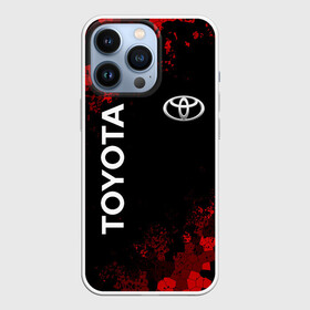 Чехол для iPhone 13 Pro с принтом TOYOTA MILITARY PIXEL BLACK RED в Санкт-Петербурге,  |  | auto | sport | toyota | авто | автомобиль | автомобильные | бренд | марка | машины | спорт | тойота