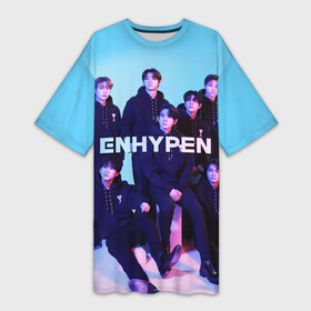 Платье-футболка 3D с принтом ENHYPEN: Хисын, Джей, Джейк, Сонхун, Сону, Чонвон, Ни Ки в Санкт-Петербурге,  |  | border day one | carnival | en | enhaipeun | enhypen | kpop | группа | джей | джейк | к поп | музыка | ники | сону | сонхун | хисын | чонвон