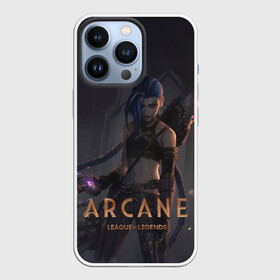 Чехол для iPhone 13 Pro с принтом Arcane   Jinx в Санкт-Петербурге,  |  | animated | arcane | games | jinx | league | legends | netflix | of | riot | аркейн | заун | мультсериал | пилтовер | сериал | фантастика | фэнтези