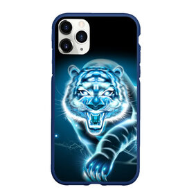 Чехол для iPhone 11 Pro Max матовый с принтом НЕНОНОВЫЙ ТИГР 2022 | NEON TIGER NEW YEAR в Санкт-Петербурге, Силикон |  | Тематика изображения на принте: 2022 | beast | merry christmas | new year | red bow | santa hat | snow | tiger | winter | winter is coming | year of the tiger | год тигра | дед мороз | животные | звери | зверь | зима | зима 2022 | зима близко | новог | новогодни