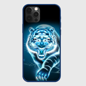 Чехол для iPhone 12 Pro Max с принтом НЕНОНОВЫЙ ТИГР 2022 | NEON TIGER NEW YEAR в Санкт-Петербурге, Силикон |  | Тематика изображения на принте: 2022 | beast | merry christmas | new year | red bow | santa hat | snow | tiger | winter | winter is coming | year of the tiger | год тигра | дед мороз | животные | звери | зверь | зима | зима 2022 | зима близко | новог | новогодни