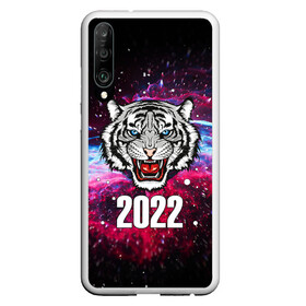 Чехол для Honor P30 с принтом ЧЁРНЫЙ ТИГР НОВЫЙ ГОД 2022   GRAY TIGER NEW YEAR в Санкт-Петербурге, Силикон | Область печати: задняя сторона чехла, без боковых панелей | Тематика изображения на принте: 2022 | beast | merry christmas | new year | red bow | santa hat | snow | tiger | winter | winter is coming | year of the tiger | год тигра | дед мороз | животные | звери | зверь | зима | зима 2022 | зима близко | новог | новогодни