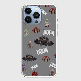 Чехол для iPhone 13 Pro с принтом MONSTER PATTERN | DOOM в Санкт-Петербурге,  |  | demons | devil | doom | doom eternal | doom slayer | hell | pettern | slayer | ад | демон | демоны | дум | монстрики | монстры | паттерн