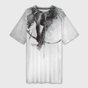 Платье-футболка 3D с принтом The Hunting Party  Linkin Park в Санкт-Петербурге,  |  | chester bennington | linkin park | linking | lp | rock | альтернативный | ленкин | линкин парк | линкинпарк | лп | майк | метал | музыкант | ню | нюметал | певец | рок группа | рэп | честер беннингтон | шинода | электроник