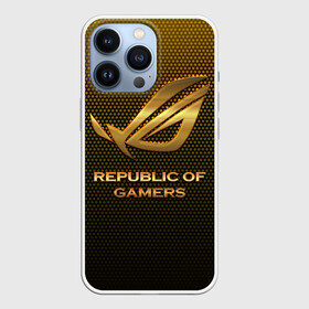 Чехол для iPhone 13 Pro с принтом Republic of gamers, ROG Gaming в Санкт-Петербурге,  |  | asus | cybersport | republic of gamers | rog | rog gaming | асус | киберспорт