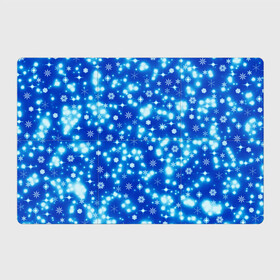 Магнитный плакат 3Х2 с принтом Сверкающие снежинки в Санкт-Петербурге, Полимерный материал с магнитным слоем | 6 деталей размером 9*9 см | Тематика изображения на принте: blue | christmas | cold | ice | new year | snow | snowflakes | stars | winter | блеск | звезды | зима | зимний орнамент | иней | космические снежинки | кристаллы | лед | мороз | новогодний узор | новый год | подарок | рождество