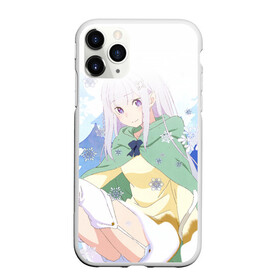 Чехол для iPhone 11 Pro матовый с принтом Emilia | Re:zero в Санкт-Петербурге, Силикон |  | emilia | rezero | rezero emilia | жизнь с нуля | резеро | резеро эмилия | эмилия