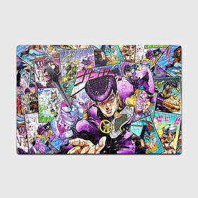 Головоломка Пазл магнитный 126 элементов с принтом JoJos Bizarre Adventure: Josuke в Санкт-Петербурге, полимерный материал с магнитным слоем | 126 деталей, размер изделия —  180*270 мм | anime | crazy diamond | jojo | jojo bizarre adventure | jojos bizarre adventure | josuke higashikata | аниме | джоджо | джоске | джосуке | манга