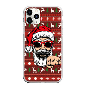 Чехол для iPhone 11 Pro матовый с принтом Bad Santa Плохой Санта в Санкт-Петербурге, Силикон |  | Тематика изображения на принте: 2022 | год тигра | новый год | новый год 2022 | символ года | тигр | тигренок | тигрица | тигры