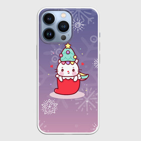 Чехол для iPhone 13 Pro с принтом Happy New Year 2022. Сat 1 в Санкт-Петербурге,  |  | 2022 | 22 | cat | happy new year | holiday | new year | гирлянда | кот | котенок | новый год | праздник | рождество