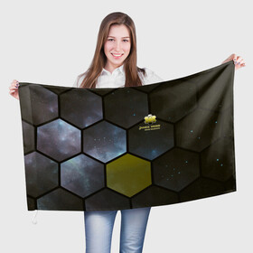 Флаг 3D с принтом JWST space cell theme в Санкт-Петербурге, 100% полиэстер | плотность ткани — 95 г/м2, размер — 67 х 109 см. Принт наносится с одной стороны | james webb | jwst | webb | астрономия | астрофизика | вселенная | галактика | джеймс уэбб | звезды | космос | наблюдения | наука | телескоп