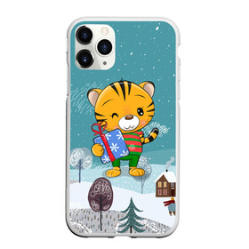 Чехол для iPhone 11 Pro матовый с принтом 2022 Тигренок с подарком в Санкт-Петербурге, Силикон |  | 2022 | год тигра | новый год | новый год 2022 | символ года | тигр | тигренок | тигрица | тигры