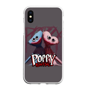 Чехол для iPhone XS Max матовый с принтом ХАГГИ ВАГГИ ПАРОЧКА - POPPY PLAYTIME в Санкт-Петербурге, Силикон | Область печати: задняя сторона чехла, без боковых панелей | poppy playtime | игра | монстр | плэйтайм | попи плей тайм | попи плэй тайм | попиплейтам | попиплэйтайм | поппи плейтайм | поппиплэйтайм | хагги вагги | хаги ваги | хоррор