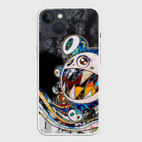 Чехол для iPhone 13 с принтом Стрит-арт Такаси Мураками в Санкт-Петербурге,  |  | картина | мураками | такаси мураками | такаши мураками | такеши мураками | японская живопись | японское искусство