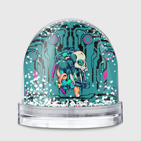 Игрушка Снежный шар с принтом Cyberpunk 2077! в Санкт-Петербурге, Пластик | Изображение внутри шара печатается на глянцевой фотобумаге с двух сторон | арт | будущее | голова | киберпанк | минимализм | полосы | розовый | схемы