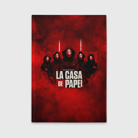 Обложка для автодокументов с принтом БУМАЖНЫЙ ДОМ - LA CASA DE PAPEL - BELLA CIAO в Санкт-Петербурге, натуральная кожа |  размер 19,9*13 см; внутри 4 больших “конверта” для документов и один маленький отдел — туда идеально встанут права | bella ciao | la casa de papel | бумажный дом | ла каса де | ла каса де папель | ла каса де пепел | лакаса | сериал | фильм