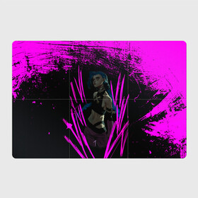 Магнитный плакат 3Х2 с принтом Pink Jinx в Санкт-Петербурге, Полимерный материал с магнитным слоем | 6 деталей размером 9*9 см | arcane | jinx | league of legends | lol | moba | аркейн | джинкс | жинкс | лига легенд | лол | моба