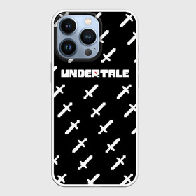 Чехол для iPhone 13 Pro с принтом UNDERTALE LOGO | СРАЖЕНИЕ, МЕЧИ в Санкт-Петербурге,  |  | asriel dreemurr | chara | frisk | gaster blaster | heart | sans | undertale | азриэль дримурр | андертейл | гастер | меттатон | санс | сердце | фриск | чара