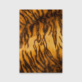 Обложка для паспорта матовая кожа с принтом Шкура тигра 2022 в Санкт-Петербурге, натуральная матовая кожа | размер 19,3 х 13,7 см; прозрачные пластиковые крепления | Тематика изображения на принте: 2022 | год тигра | новый год | новый год 2022 | символ года | тигр | тигренок | тигрица | тигры