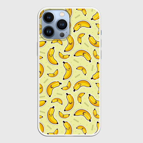 Чехол для iPhone 13 Pro Max с принтом Банановый Бум в Санкт-Петербурге,  |  | банан | банановый | бананы | паттерн | прикол | фрукты