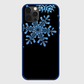 Чехол для iPhone 12 Pro Max с принтом Минималистичные Снежинки в Санкт-Петербурге, Силикон |  | зима | минимализм | новый год | снег | снегопад | снежинки