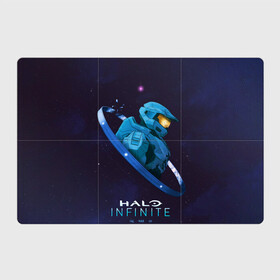 Магнитный плакат 3Х2 с принтом Halo Infinite Силуэт мастера Чифа в Санкт-Петербурге, Полимерный материал с магнитным слоем | 6 деталей размером 9*9 см | chief | halo | infinite | инфинит | мастер чиф | хало | хейло | хэйло | чиф